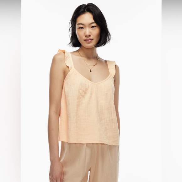 Aritzia Wilfred Free Isle Blouse in White Size Medium - Picture 4 of 5